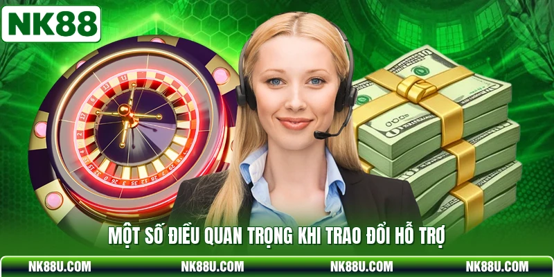 Một số điều quan trọng khi trao đổi hỗ trợ