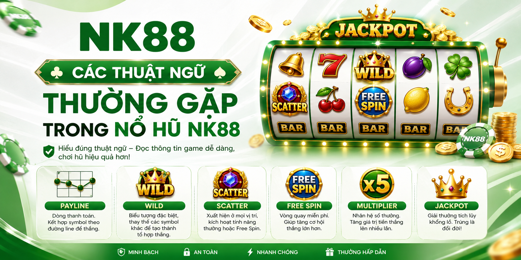 Các thuật ngữ thường gặp trong nổ hũ NK88