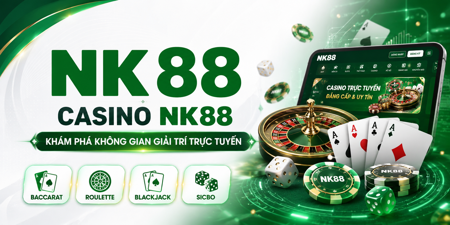 Giới thiệu tổng quan về casino NK88