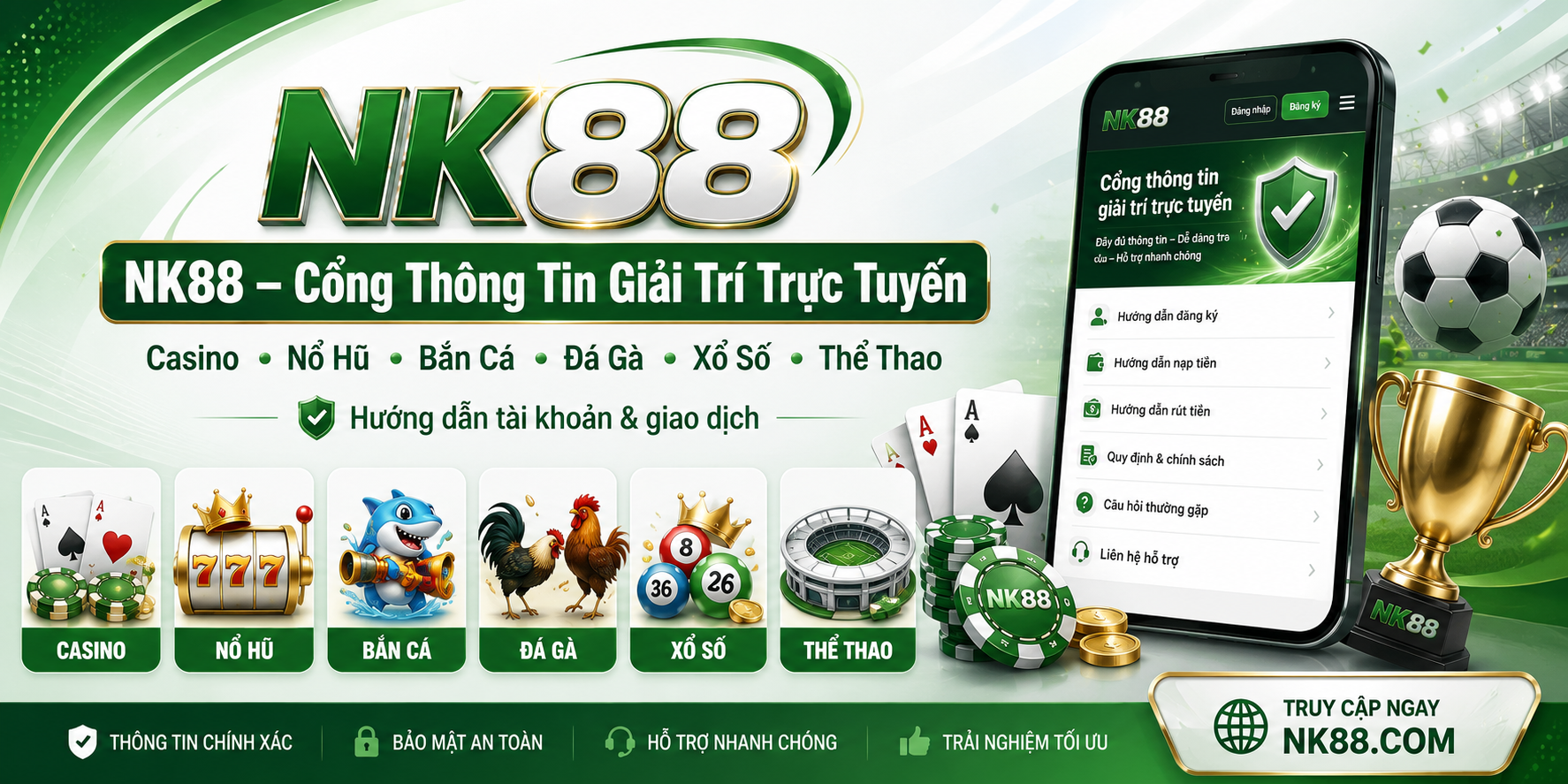 NK88 Cổng thông tin giải trí trực tuyến 